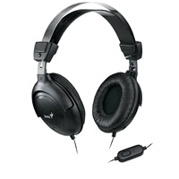 Genius HS-M505X Noise-cancelling Headset with Mic, 3.5mm Connection, Plug and Play with Adjustable Headbandand, In-line microphone and Volume Control, Black Genius HS-M505X Noise-cancelling Headset with Mic, 3.5mm Connection, Plug and Play with Adjustable Headbandand, In-line microphone and Volume Control, Black
